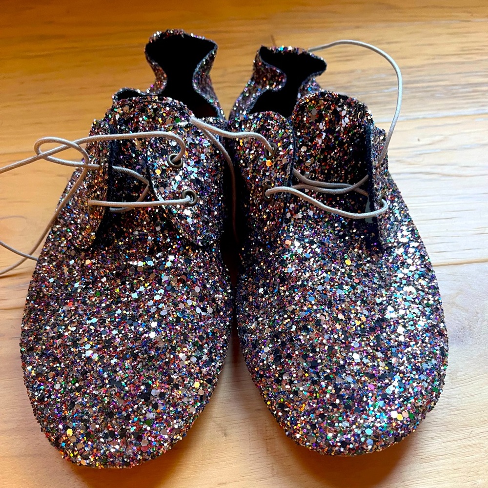 NIB Anniel glitter “soft” flats size 38